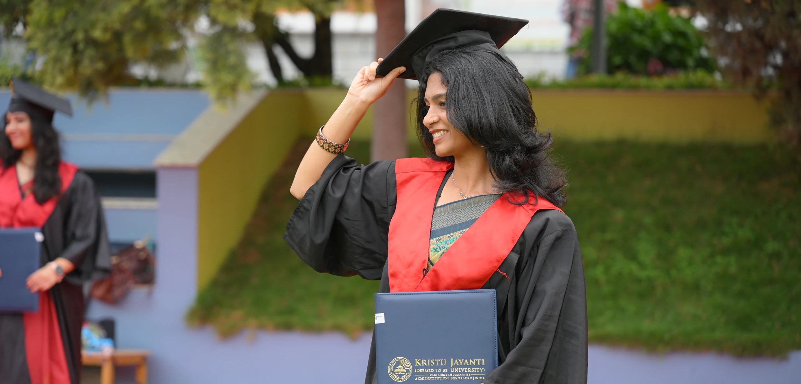 Graduates at Kristu Jayanti University